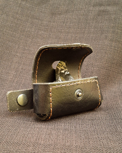 Påsbehållare i läder